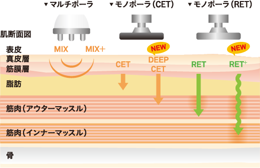 心地よい熱で、理想の身体に導きます